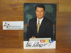 Seller image for Original Autogramm Peter Kloeppel /// Autogramm Autograph signiert signed signee for sale by Antiquariat im Kaiserviertel | Wimbauer Buchversand