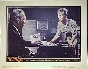 Immagine del venditore per Girl of the Night Lobby Card #8 1958 Anne Francis, Lloyd Nolan venduto da AcornBooksNH