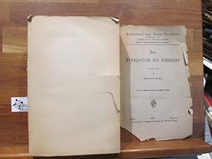 Seller image for Das Evangelium des Johannes ausgelegt von / Kommentar zum Neuen Testament ; Bd. 4 Das Evangelium des Johannes. for sale by Antiquariat im Kaiserviertel | Wimbauer Buchversand