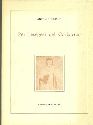 Seller image for Per l'esegesi del Corbaccio for sale by Librodifaccia