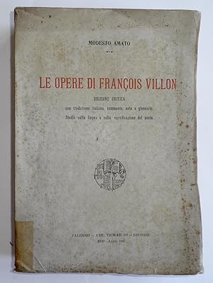 Le opere di Francois Villon