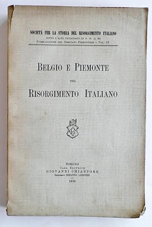 Belgio e Piemonte nel Risorgimento Italiano
