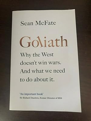 Seller image for GOLIATH for sale by Happyfish Books