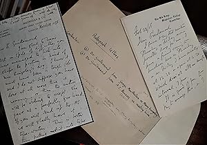 Two Handwritten Signed Letters