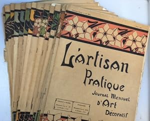 KONVOLUT von 16 Heften, L'Artisan Pratique, sowie 2 Ausgaben von Travaux Artistiques, VORHANDEN: ...