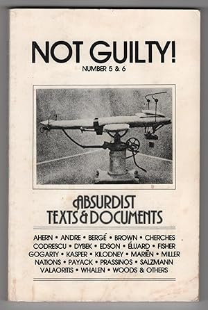 Image du vendeur pour Not Guilty! 5 & 6 (Number 5/6, 1980) - Absurdist Texts and Documents mis en vente par Philip Smith, Bookseller