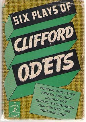 Seller image for Six Plays of Clifford Odets for sale by Dan Glaeser Books