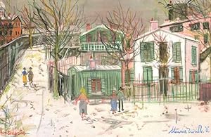 Image du vendeur pour Maurice Utrillo Les Maquis De Montmartre The Maquis Painting Postcard mis en vente par Postcard Finder