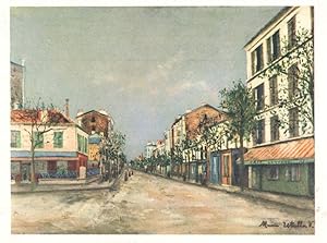 Image du vendeur pour Maurice Utrillo A Street In The Suburbs French Painting Postcard mis en vente par Postcard Finder