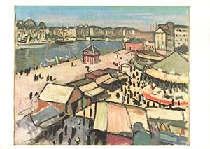 Image du vendeur pour Marquet Fair Et La De Havre La Foire French Painting Old Postcard mis en vente par Postcard Finder