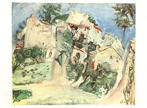 Image du vendeur pour Soutine Landscape A Cagnes Paysage French Painting Postcard mis en vente par Postcard Finder