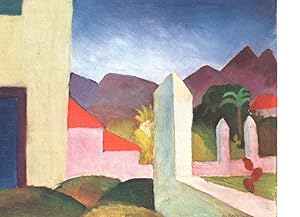 Image du vendeur pour August Macke African Landscape Painting Postcard mis en vente par Postcard Finder