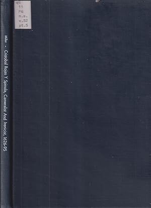 Seller image for Cristobal Rojas Y Spinola, Cameralist and Irenicist, 1626-1695 (Transactions of the American Philosophical Society. New Series - Volume 52, Part 5) for sale by Jonathan Grobe Books