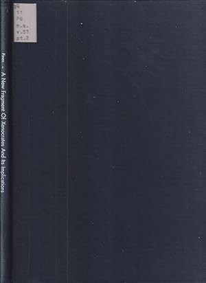 Bild des Verkufers fr A New Fragment of Xenocrates and its Implications (Transactions of the American Philosophical Society. New Series - Volume 51, Part 2) zum Verkauf von Jonathan Grobe Books