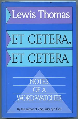Seller image for Et Cetera, Et Cetera: Notes of a Word-Watcher for sale by Between the Covers-Rare Books, Inc. ABAA
