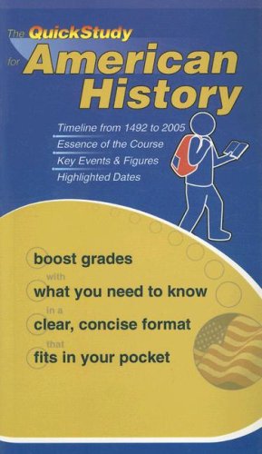 Image du vendeur pour American History (Quickstudy Books) by BarCharts, Inc. [Cards ] mis en vente par booksXpress