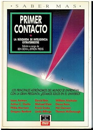 Seller image for PRIMER CONTACTO. La bsqueda de intelgicencia extraterrestre. Edicin a cargo de. Textos de Asimov, CLarke, Brin, Benford. 1 edicin espaola. Trad. Ignacio Hierro. for sale by angeles sancha libros