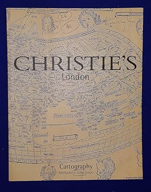 Seller image for Cartography. [ Christie, Manson & Woods, auction catalogue, sale date: 5 June 2000 ]. for sale by Wykeham Books