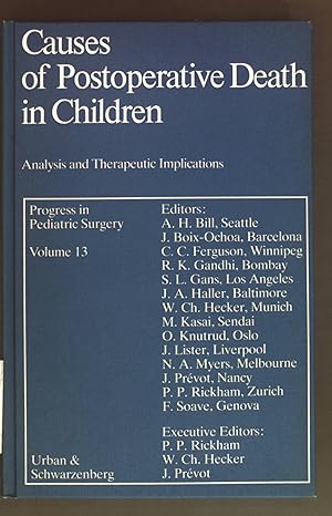 Immagine del venditore per Causes of postoperative death in children : analysis and therapeut. implications. Progress in pediatric surgery ; Vol. 13 venduto da books4less (Versandantiquariat Petra Gros GmbH & Co. KG)