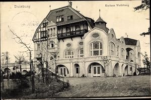 Seller image for Ansichtskarte / Postkarte Duisburg im Ruhrgebiet, Kurhaus Wolfsburg, Auenansicht for sale by akpool GmbH