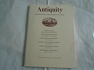 Imagen del vendedor de Antiquity:A Periodical Review of Archaeology.Vol.LVIII No.223 July 1984 a la venta por David Pearson