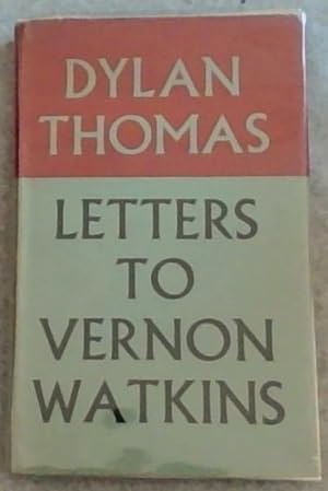 Seller image for Letters to Vernon Watkins for sale by Chapter 1