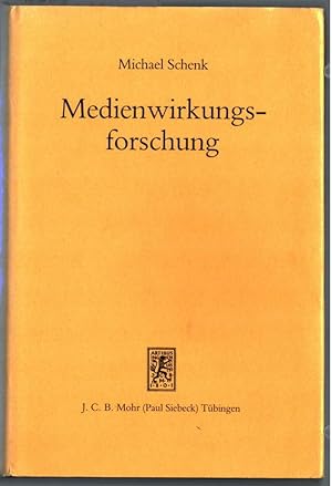 Bild des Verkufers fr Medienwirkungsforschung. von Michael Schenk. zum Verkauf von Ralf Bnschen