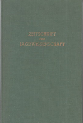 Zeitschrift für Jagdwissenschaft. Band 19.