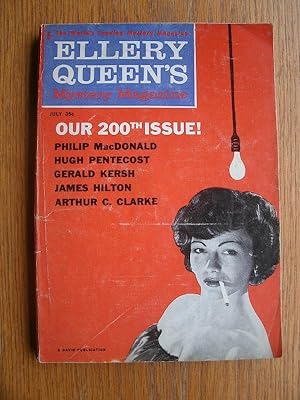 Image du vendeur pour Ellery Queen's Mystery Magazine July 1960 mis en vente par Scene of the Crime, ABAC, IOBA