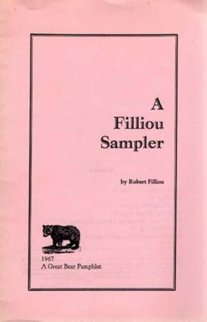 Bild des Verkufers fr A Filliou Sampler. zum Verkauf von Antiquariat Querido - Frank Hermann