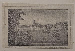 Bild des Verkufers fr (St. Peter bey Linz). Lithographie v. Johann Bauer n. Carl Ritter "(Folge von 17 Ansichten aus Linz und Umgebung)". Linz, J. Hafner um 1836, 6,5 x 10,5 cm. zum Verkauf von Antiquariat Johannes Mller