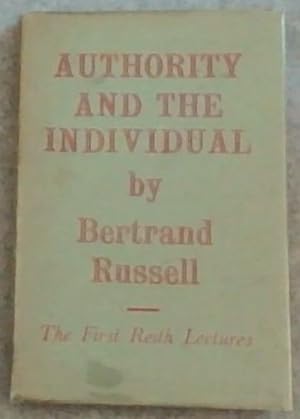 Seller image for AUTHORITY AND THE INDIVIDUAL for sale by Chapter 1