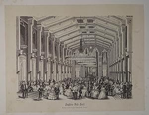 Sohien-Bad-Saal. Tonlithographie von Knoefler nach Franz Kollarz aus Faust "Poligrafisch-illustri...