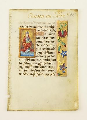 Seller image for TEXT FROM PRAYERS TO THE HOLY TRINITY for sale by Phillip J. Pirages Rare Books (ABAA)