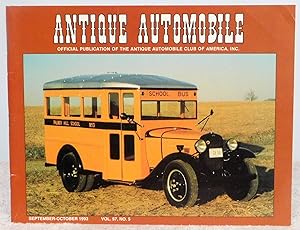 Image du vendeur pour Antique Automobile September-October 1993 Vol. 57 No. 5 mis en vente par Argyl Houser, Bookseller