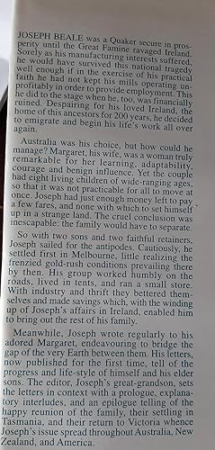 Immagine del venditore per The Earth Between Them: Joseph Beales Letters Home to Ireland from Victoria 1852-53 venduto da Geata Buidhe - Yellow Gate - Books