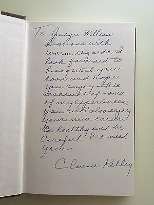 Seller image for Kelley: The Story of an FBI Director (Inscribed By Clarence Kelley to another FBI Director) for sale by M.S.  Books