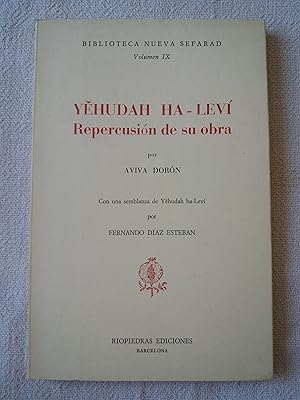 Imagen del vendedor de YEHUDAH HA- LEV. Repercusin de su obra. a la venta por Librera El Crabo