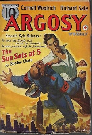 Imagen del vendedor de ARGOSY Weekly: March, Mar. 2, 1940 ("The Green Flame") a la venta por Books from the Crypt