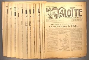 La Calotte. Mensuel. Du N° 76 (3 e série juillet 1952) au N° 93 (3 e série, février 1954). Série ...