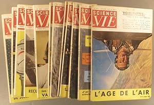 Science et vie. Année 1957 complète. Du numéro 472 au numéro 483.