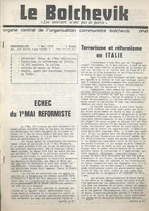 Le Bolchevik N° 28 à 32 - 37 - 38 - 41 - 44 à 50 - 53 à 57,59 à 62. Journal communiste marxiste-l...