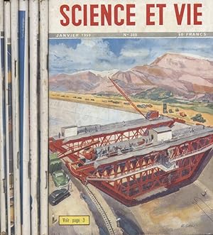 Science et vie. 1950. Année complète en 12 numéros.
