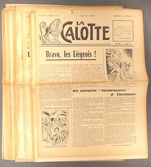 La Calotte. Mensuel. 16 numéros entre le N° 68 de février 1961 et le N° 103 de mai 1964. Série in...