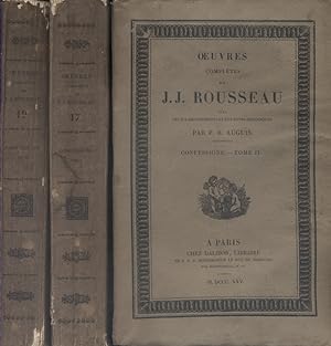 Les confessions. (En 3 volumes). Suivies de la Déclaration relative à M. le Pasteur Vernes et de ...