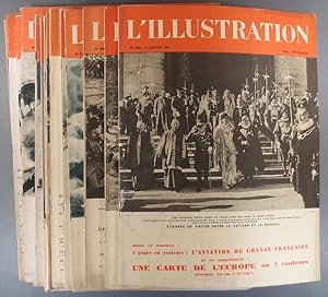 L'Illustration 1940 : numéros du 6 janvier au 8 juin. Numéros 5053 à 5075, sauf 5067 et 5071) 21 ...