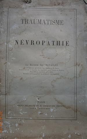 Image du vendeur pour Traumatisme et nvropathie. Livre dfrachi. mis en vente par Librairie Et Ctera (et caetera) - Sophie Rosire