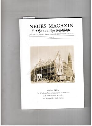 Seller image for Der Wiederaufbau der deutschen Mittelstdte nach dem zweiten Weltkrieg am Beispiel der Stadt Hanau for sale by manufactura