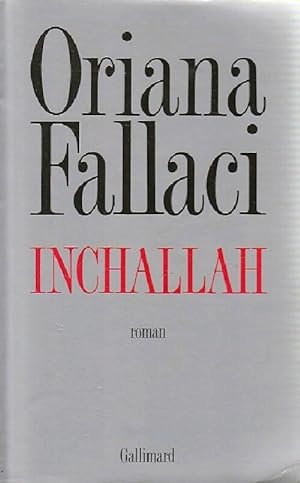Seller image for Inchallah - Oriana Fallaci for sale by Book Hmisphres