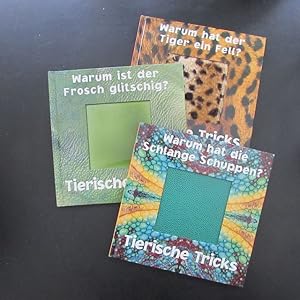 Bild des Verkufers fr Warum hat die Schlange Schuppen? - Warum ist der Frosch glitschig - Warum hat der Tiger ein Fell - 3 Bcher zum Verkauf von Bookstore-Online